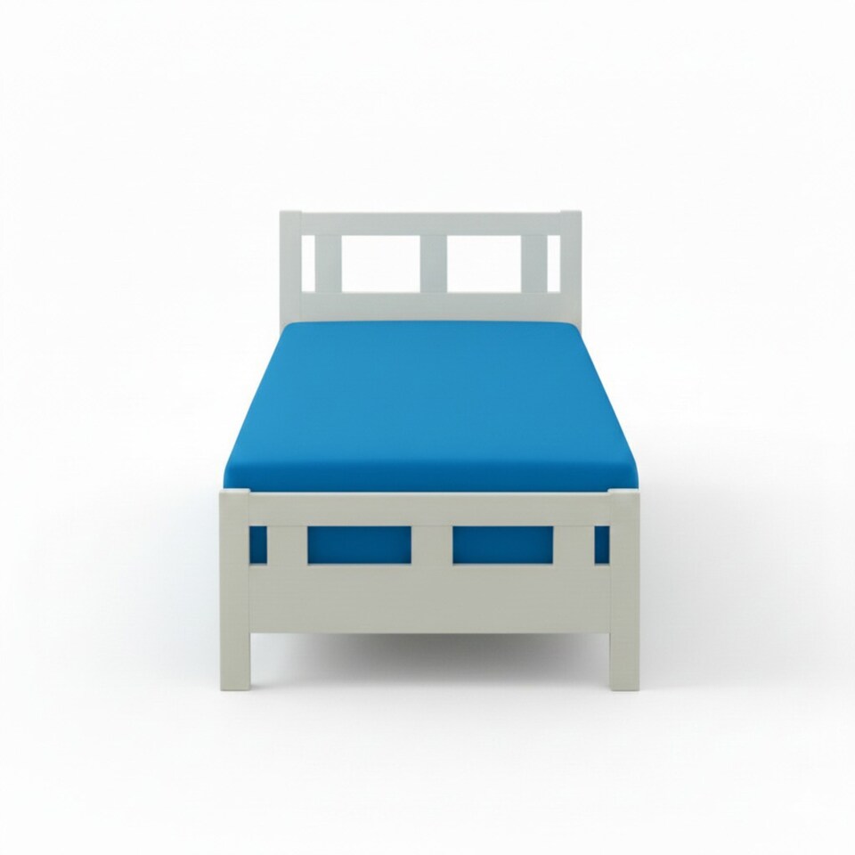 image 1 of Flannelette Cot Bed Fitted Sheet Soft Brushed Cotton Bedding Comfort | Blue | Teal | Cot Bed