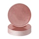 image 1 of Argon Tableware Metallic Coasters - 10cm - Rose Gold - Pack of 6