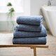 image 1 of Linwood Ultra Soft Towels – 700GSM 100% Cotton | Highly Absorbent & Durable Luxury Bath Towels Blue | Denim | Bath sheet