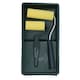 image 3 of 3" + 4" Mini Paint Roller Tray Set Foam Sleeves Rollers Solvent Based Painting 3pk