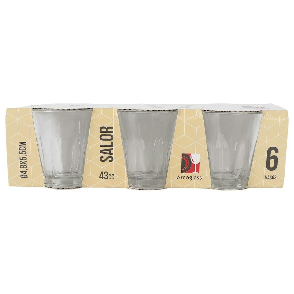 image 1 of Set of Shot Glasses Inde Salor 43 ml 6 Pieces (12 Units) N/A