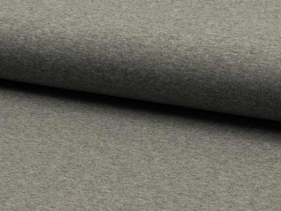 Grey Luxury Viscose Jersey Stretch Knit Fabric for Dressmaking, 150cm / 59" Wide - per metre
