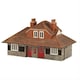 image 3 of Bachmann Scenecraft Narrow Gauge Station Red (Pre-Built)