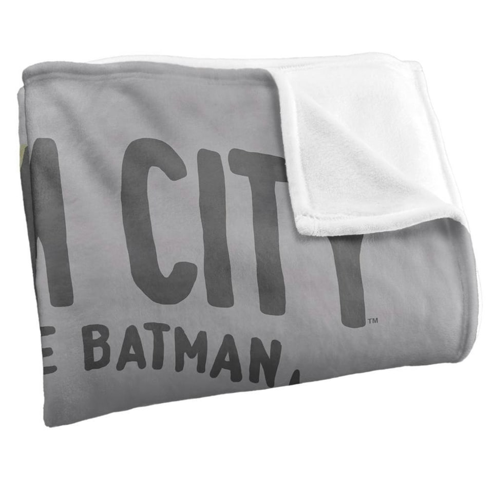 image 1 of Batman Gotham Blanket - Multicoloured - One Size
