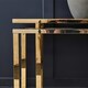 image 4 of Interiors by Premier Stylish Console Table, Ample Storage Console Table For Livingroom, Durable Hallway Table For Balcony Gold