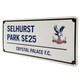 image 3 of Crystal Palace FC Selhurst Park SE25 Plaque - White/Blue - One Size