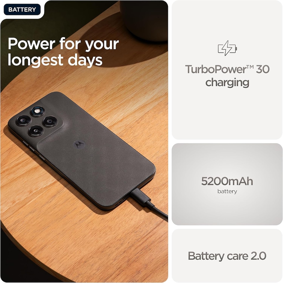 image 1 of Motorola  G77 5G XT2621 8GB / 256GB Black Olive