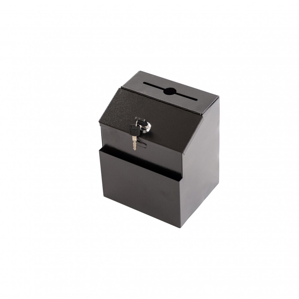 image 1 of Wall Mounted Lockable Steel Suggestion Comment Ballot Mail Box