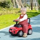 image 2 of HOMCOM 3-in-1 Ride On Car Foot To Floor Slider Toddler with Horn Steering Wheel NO POWER Manual Under Seat Storage Safe Design for 1-3 Year Old Red