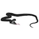 image 1 of Halloween Black Rubber Snake 75cm
