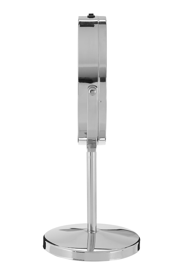 image 1 of Orsina Stunning LED Backlit Table Mirror With Sling Stand, Chrome Mirror For Shaving, Dressing Table, Vanity Mirror