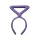 image 1 of Teletubbies Deluxe Plush Tinky Winky Headband - Purple - One Size One Size