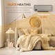 image 6 of HOMCOM Wall Downflow Heater 2 Heat and Fan 1000W2000W, Electric Space Heater with Timer Remote Oscillating, for Bedroom Home Office, Grey