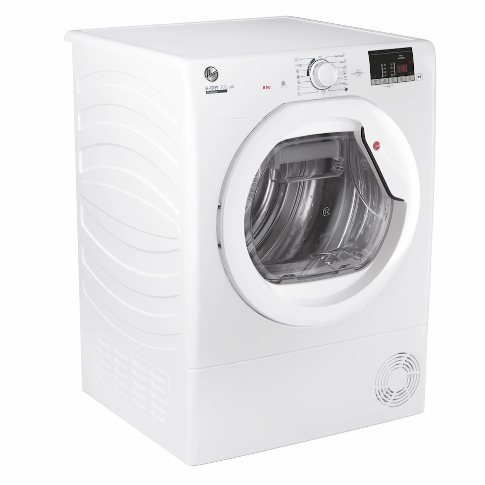 image 1 of Hoover HLE C9DGB 9kg Load Condenser Tumble Dryer NFC Class B Black