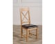 image 7 of Dakota 127 x 82cm Oak Dining Table and 6 Berkeley Brown Leather Chairs | Brown | Brown