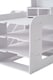 image 5 of Living and Home Desktop Letter Tray Desk Organizer | White
