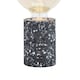 image 3 of Modern Black Mosaic Concrete Table Lamp for Vintage Industrial Style Light Bulbs | Black