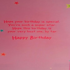To A Special Niece - Birthday Greeting Card