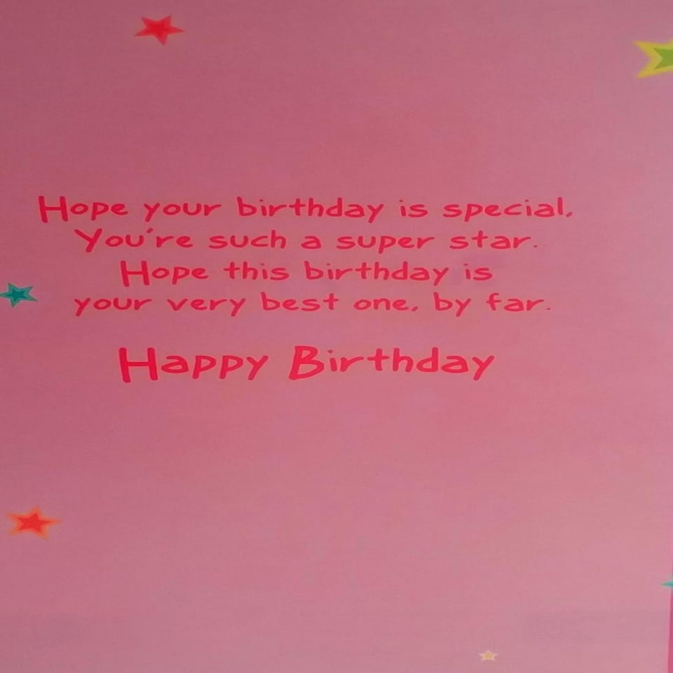 image 1 of To A Special Niece - Birthday Greeting Card