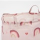 image 4 of OHS Kids Rainbow Print Round Pop Up Clothes Toy Storage Laundry Basket, 1-2kg - Blush Pink