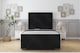 image 1 of Sloomy Monroe Black Naples Bed Frame With 50" Upholstered Headboard 2'6 Small Single