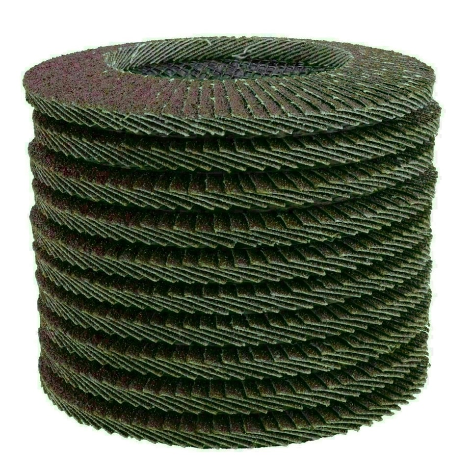image 1 of Type 29 Premium Flap Grinding Sanding Discs 80 Flaps 80 Grit Medium 115mm 200pk
