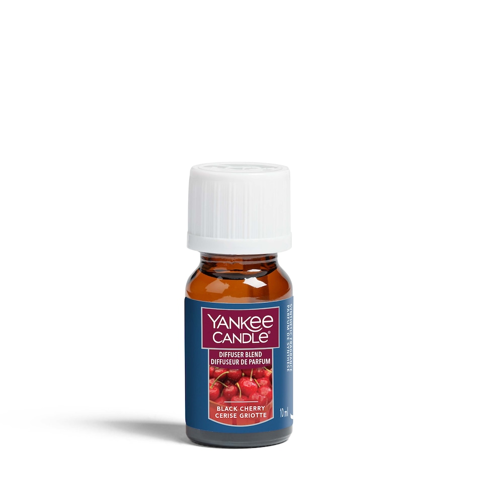image 1 of Yankee Candle Ultrasonic Aroma Diffuser Oil - Black Cherry 10ml Refill - Pack of 4