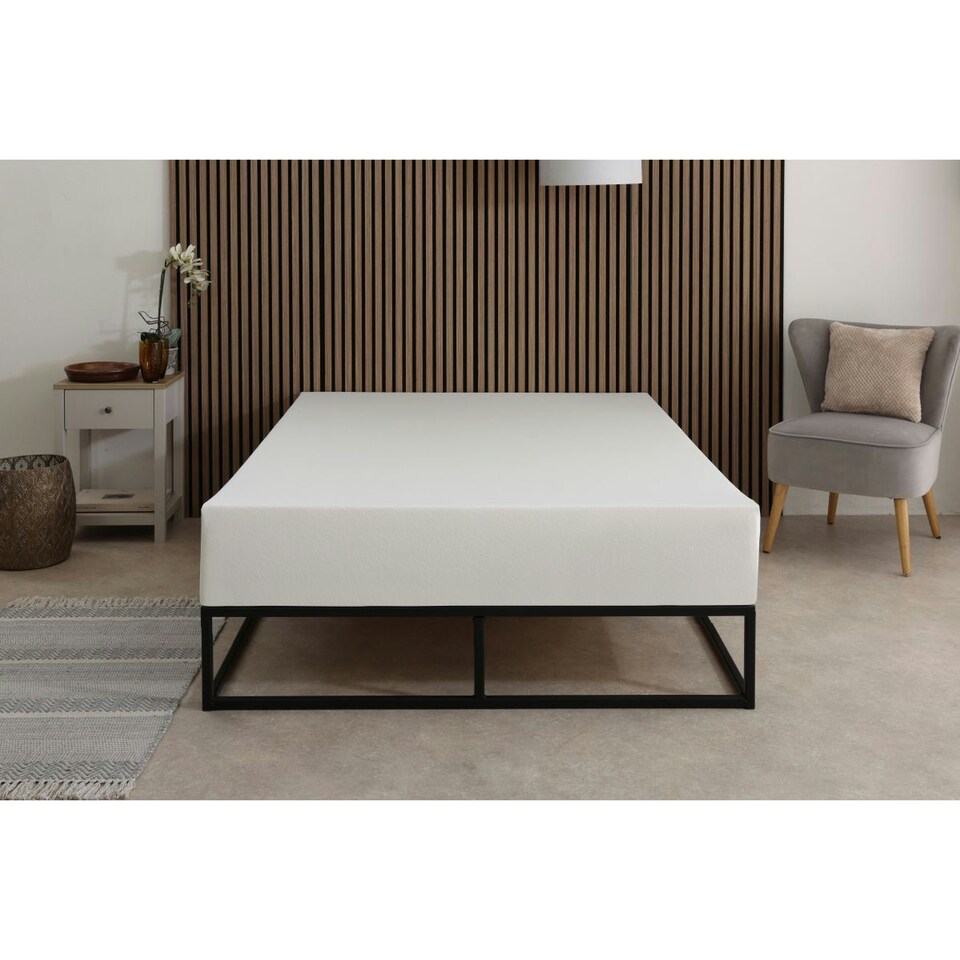 image 1 of Orthopedic Firm Support Mattress - High-Density Supportive Foam for Spinal Alignment White | Double
