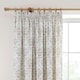 image 2 of D & D Edena Decorative Floral Pencil Pleat Curtains Natural