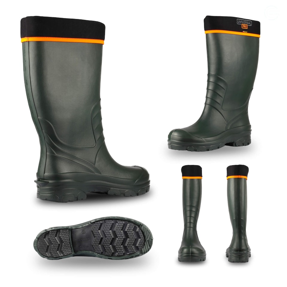 image 1 of Demar New Universal Pro Lightweight Men's Wellies with Liner, Green, EU 45