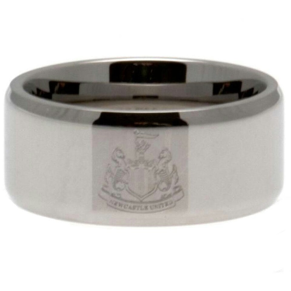 image 1 of Newcastle United FC Band Ring - Silver - Medium