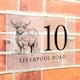 image 6 of Personalised Highland Cow Acrylic House Sign