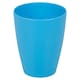 image 2 of 6x Small Plastic Drinking Cups 330ml | Blue | 1