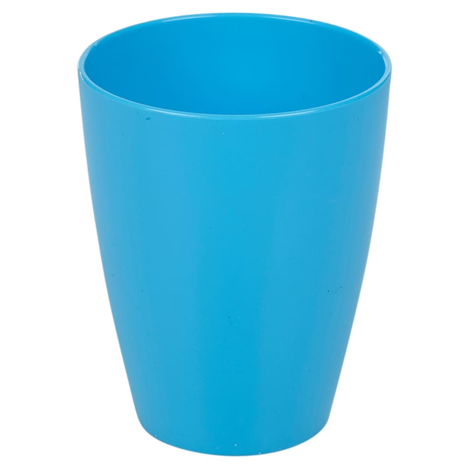 image 1 of 6x Small Plastic Drinking Cups 330ml | Blue | 1