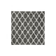 image 1 of Interiors by Premier Modern Grey & White Hand Tufted Rug, Wool & Cotton Blend Soft Decorative Floor Rug, Circle Line Pattern Rug Grey