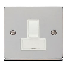 SE HOME Polished Chrome 13A Fused Connection Unit Switched | Chrome | Polished Chrome