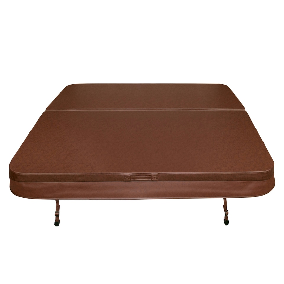 image 1 of 2m Hot Tub Spa Cover – Brown Brown