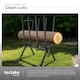 image 4 of Sawhorse - steel log saw, with locking bracket, height-adjustable feet