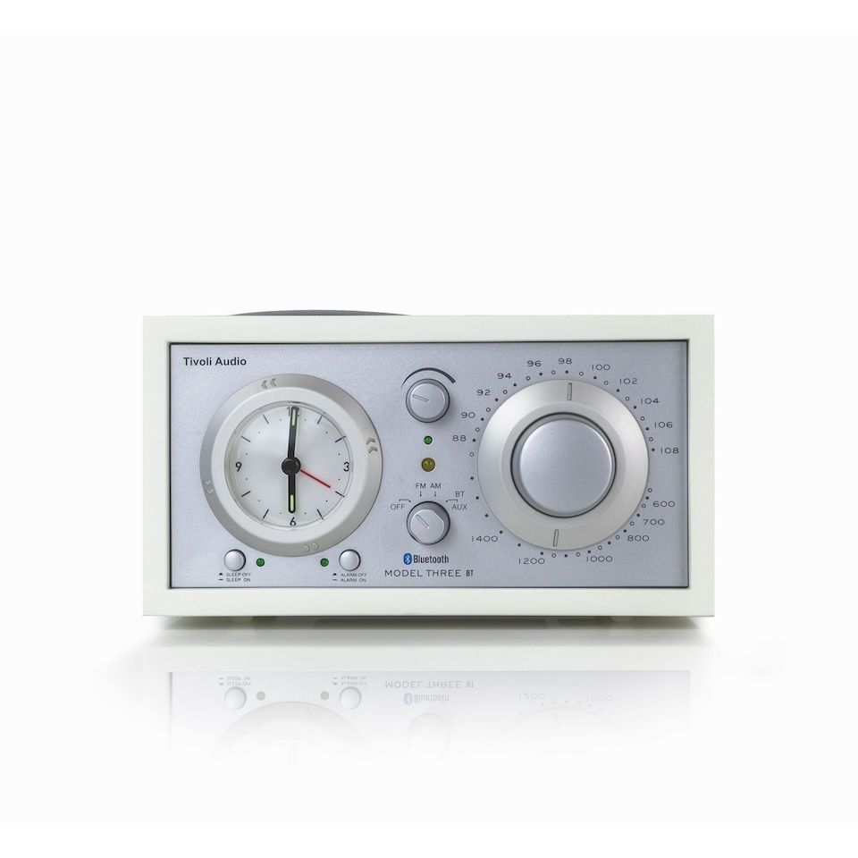image 1 of Tivoli Audio - Model Three BT with USB-C - White/Silver