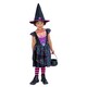image 1 of Neon Star Witch Girls Fancy Dress Costume Kids Small - Age 4-6