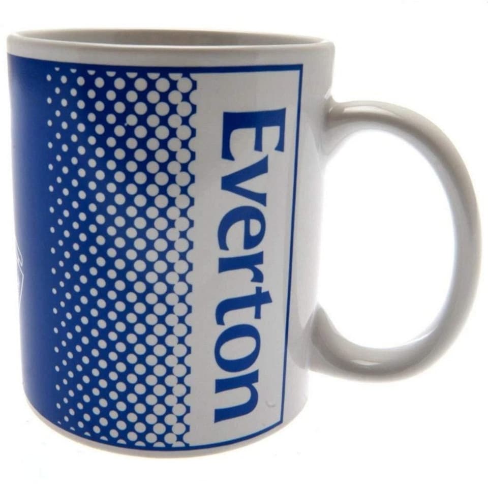image 1 of Everton FC Fade Crest Mug - Blue/White - One Size