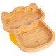image 1 of Tiny Dining Children's Bamboo Suction Llama Plate - Yellow | Yellow | Yellow