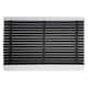 image 2 of Nicoman Aluminium Door Mat with Slats & Black Brushes