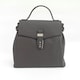 image 1 of Eastern Counties Leather Katrina Leather Buckle Detail Handbag - Black/Ivory - One Size | Black
