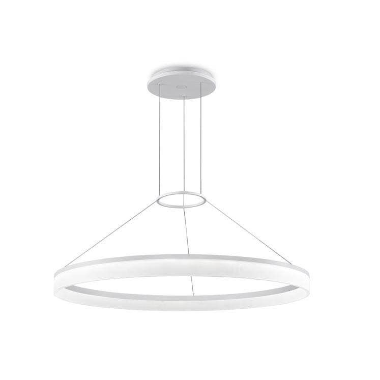 Integrated LED 1 Light Large Ceiling Pendant White - Special Offer