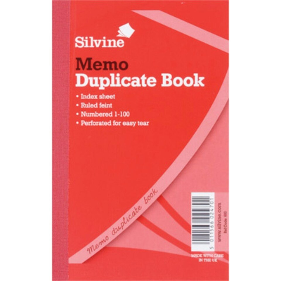 image 1 of Duplicate Memo Book 6"x4"