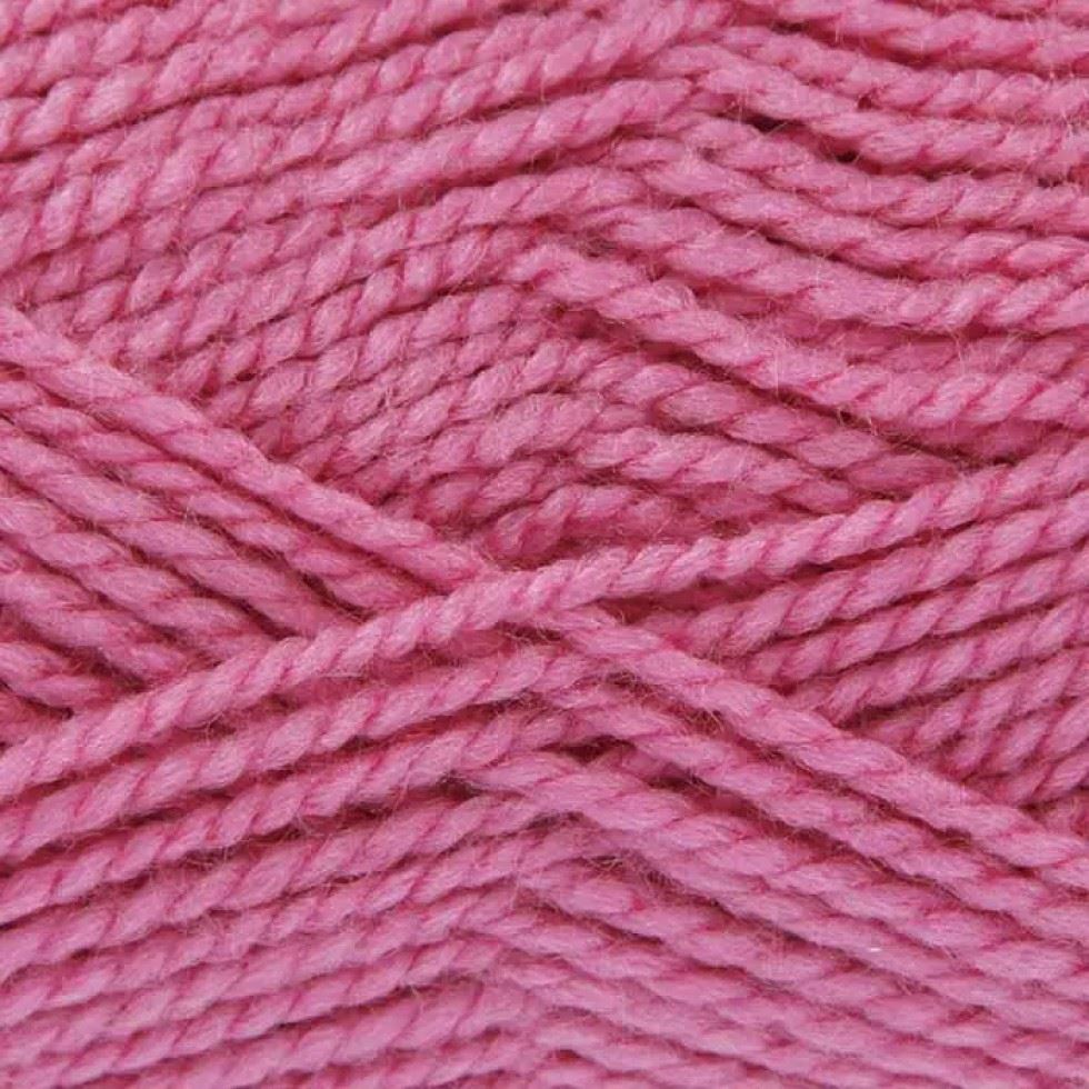 King Cole Pink Big Value Chunky Yarn (Value Pack 12 x 100g Balls) For Crochet, Knitting - 152m per ball