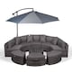 image 7 of Monaco Luxury Large Rattan Garden Sofa Set