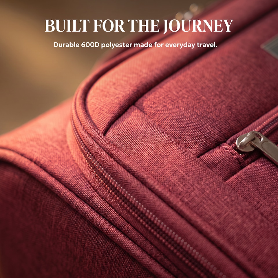 image 1 of Lugg Single Trolley Soft Cabin Bag 45x36x20cm Lightweight Hand Luggage