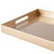 image 4 of Argon Tableware 3x Serving Trays - 34.5 x 25cm - Rectangular Tray Metallic Decorative Breakfast Tray Melamine Food Tray | Gold | Gold | One Size | 3